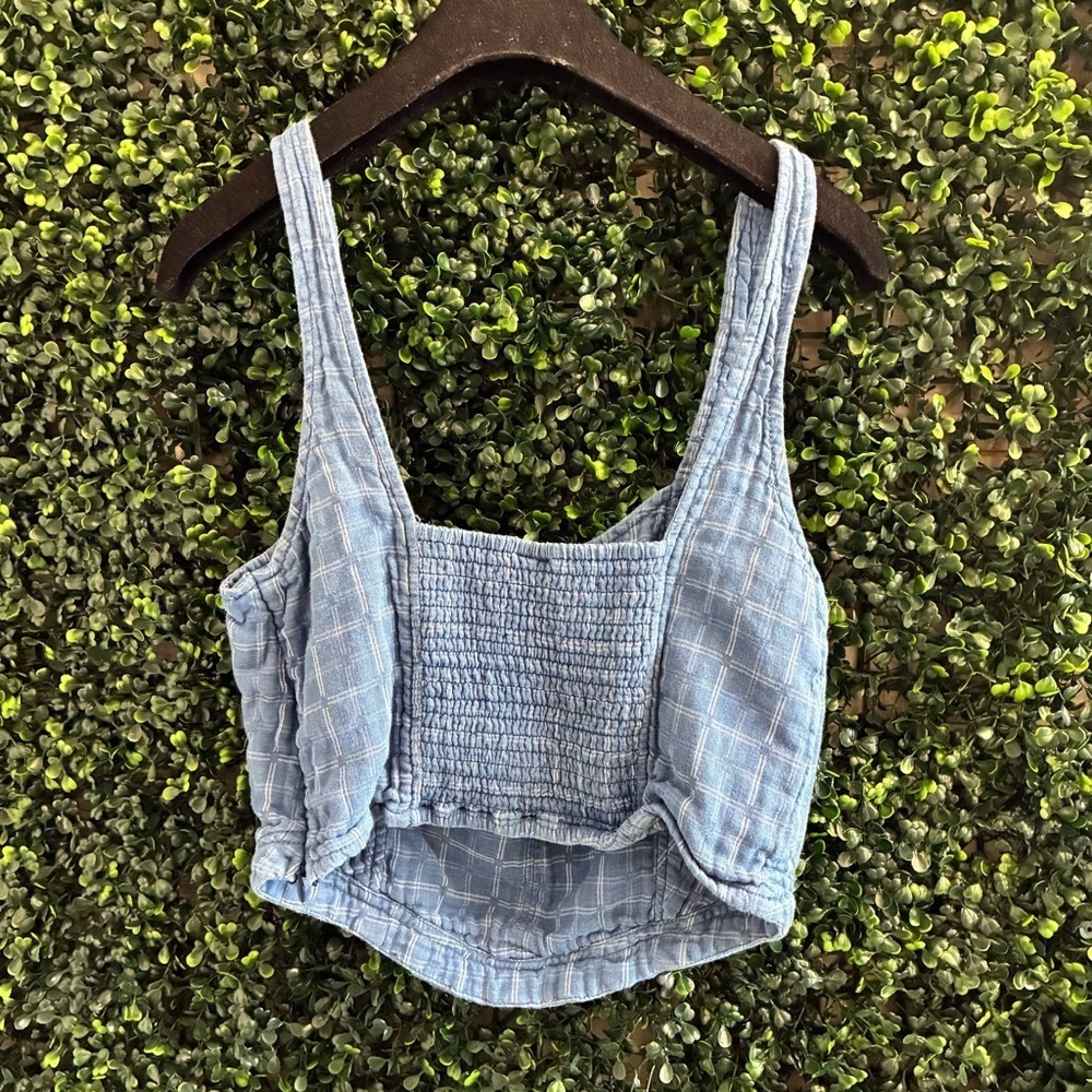 Pilcro Cotton Corset Tank - Picture 9 of 13